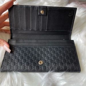 Guccissima Micro GG Large Continental Wallet